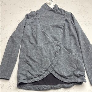 Lululemon Athletica Gray Blazer Wrap-Front Design